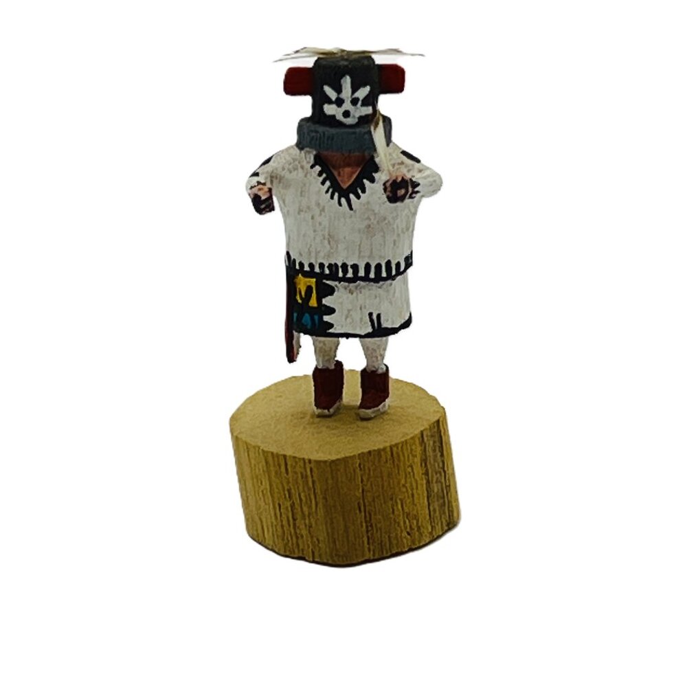 Handmade Miniature 1.5" (app.) Kachina Doll - "Pot Carrier Man"